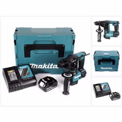 Contenu de la livraison: - 1x Makita DHR 171 Perceuse à percussion sans fil - 1x Batterie Makita BL 1840 B 4,0 Ah - 1x Charge ...