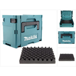 Makita makpac 3 Coffret + Insert universel pour outils sans fil Makita 18V ( Visseuses, Scies, Ponceuses )