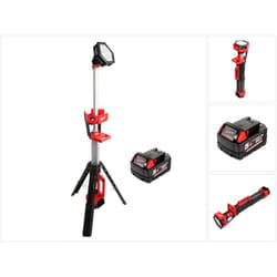 Milwaukee M18 SAL 501 18 V Projecteur de chantier sans fil + 1 x Batterie 5,0 Ah - sans chargeur