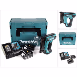 Contenu de la livraison: - 1x Makita DPT 353 ZJ agrafeuse sans fil 18 V Li-Ion - 1x lunettes de protection - 1x fixation pour ...