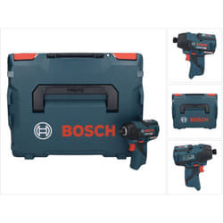 Gdr 12V-110 Professional 12V Visseuse à chocs sans fil avec Porte-outils six pans creux 1/4' en Coffret L-Boxx - sans Batterie ni Chargeur - Bosch
