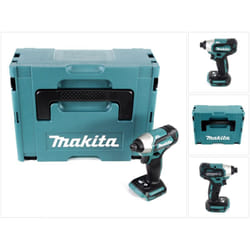 Makita DTD 155 ZJ Perceuse visseuse à percussion sans fil et sans balai 18 V Li-Ion + Coffret - sans batterie, sans chargeur