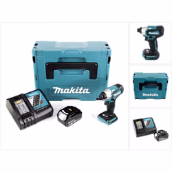 Contenu du paquet: - 1x Makita DTD 155 Brushless Visseuse à percussion sans fil 18 V - 1x Chargeur Makita DC 18 RC - 1x Batte ...
