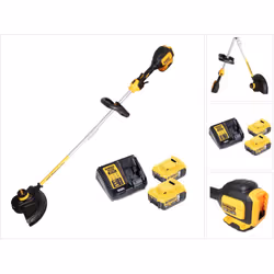 Contenu du paquet: - 1x Dewalt DCM 561 PBS 18V Brushless Li-Ion Débrousailleur sans fil 18V - 2x Batteries Dewalt DCB 184 18 ...