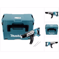 Contenu du paquet: - 1x Makita DFR 750 Z Visseuse automatique sans fil à Magasin 18V - 1x Coffret Makita Makpac 3 - 1x Insert ...