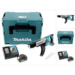 Dfr 750 RF1J Visseuse automatique à Magasin sans fil 18V 45-75mm + 1x Batterie 3,0Ah + Chargeur + Coffret Makpac - Makita