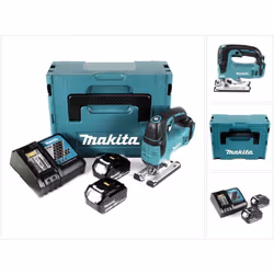 Contenu du paquet : - 1x Makita DJV 182 18V Scie sauteuse sans fil - 1x Batterie Makita BL1860B 6,0 Ah Li-Ion LED - 1x Charge ...