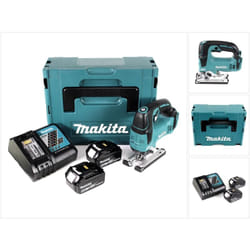 Makita DJV 182 RGJ Scie sauteuse sans fil 18V Brushless + 2x Batteries 6,0Ah + Chargeur + Coffret