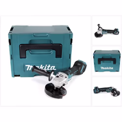 Contenu du paquet: - 1x Makita DGA 517 Meuleuse d'angle sans fil - 1x Disque Makita 125mm (A-80656) - 1x Outil de montage - 1 ...