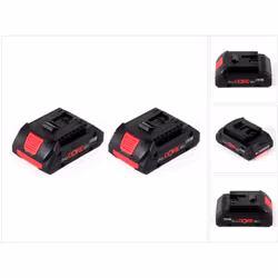 Contenu du paquet: - 2x Batteries Bosch GBA 18 V 4,0 Ah ProCORE ( 1600A016GB ) Description du produit: Le GBA ProCORE Profess ...