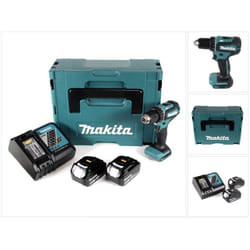 Ddf 485 rtj 18 v Li-Ion Perceuse visseuse sans fil Brushless 13 mm + Coffret MakPac + 2 x Batteries 5,0 Ah + Chargeur - Makita