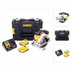 Contenu de la livraison: - 1x DeWalt DCS 391 scie circulaire à main sans fil - 1x DeWalt DT1209 lame de scie circulaire 165 m ...