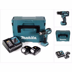 Contenu du paquet: - 1x Makita DDF 459 ZJ 18 V Perceuse visseuse sans fil - 1x Coffret de transport Makita MAKPAC Taille 2 - ...