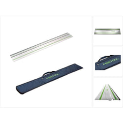 Fs 1400/2 Rail de guidage 1400 mm ( 491498 ) + Pochette de rail de guidage de haute qualité fs-bag - Festool