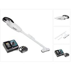 Dcl 180 RT1 w Aspirateur à batterie 18 v blanc + 1x batterie 5,0 Ah + chargeur - Makita