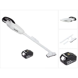 Dcl 180 G1 w Aspirateur à batterie 18 v blanc + 1x batterie 6,0 Ah - sans chargeur - Makita
