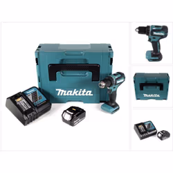 Contenu du paquet: - 1x Makita DDF 485 Z Perceuse visseuse sans fil - 1x Coffret Makpac 2 avec moulage - 1x Batterie BL 1840  ...