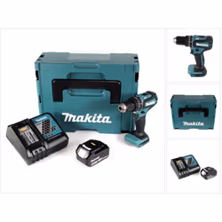 Contenu du paquet : - 1x Makita DHP 485 Z Perceuse visseuse à percussion sans fil 18 V Li-Ion - 1x Coffret de transport Makpa ...