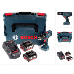 Professional gsb 18V-21 Perceuse-visseuse à percussion sans fil 18V 55Nm + 2x batterie 5,0Ah + chargeur + L-Boxx - Bosch