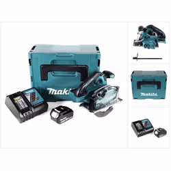 Contenu de la livraison: - 1x Makita DCS 553 Scie circulaire portative à métaux sans fil - 1x guide parallèle ( 164095-8 ) - ...