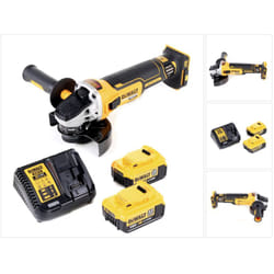 Dcg 405 M2 Meuleuse d'angle sans fil 18V 125mm Brushless + 2x Batteries 4,0Ah + Chargeur - Dewalt