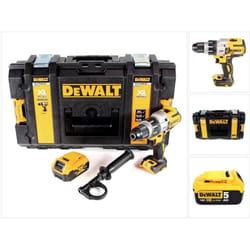 Dcd 996 Perceuse-visseuse à percussion sans fil 18V 95Nm Brushless + 1x Batterie 5,0Ah + Coffret de transport Toughbox - sans chargeur - Dewalt