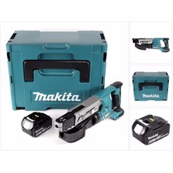 Contenu du paquet: - 1x Makita DFR550 Visseuse automatique sans fil Li-Ion 18V - 2x Embouts de vis Makita DFR550 - 1x Insert  ...