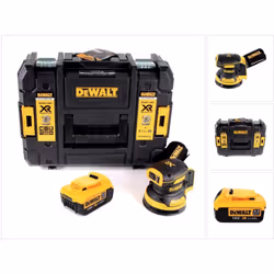 Description générale Cette ponceuse excentrique à piles DeWalt DCW 210 NT représente la dernière génération d'outils de ponça ...