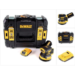 Dcw 210 nt Ponceuse excentrique sans fil et sans balais 18V 125 mm + 1x Batterie 2,0 Ah + Coffret de transport - sans chargeur - Dewalt