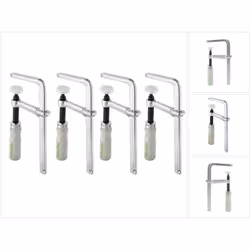 Contenu de la livraison: - 2 x Festool pinces-étaux FSZ 120 4 pièces ( 2x 489570 ) Description du produit: Les serre-joints à ...