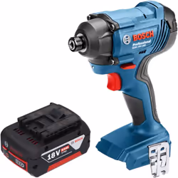 Contenu de la livraison: - 1x Bosch GDR 18V-160 Professional Visseuse à chocs sans fil ( 06019G5106 ) - 1x Bosch GBA 18V 5,0A ...