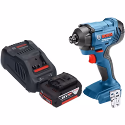 Contenu de la livraison: - 1x Bosch GDR 18V-160 Professional Visseuse à chocs sans fil ( 06019G5106 ) - 1x Bosch GBA 18V 5,0A ...