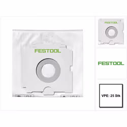 Contenu du paquet: - 25x Sacs filtre Festool SC FIS-CT 26 (5x 496187) Description du produit: Festool propose le Sac filtre S ...