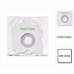 Contenu de la livraison: - 25x Festool SC FIS-CT SYS Sac à poussière ( 5x 500438 ) Description du produit: Le sac filtrant CL ...