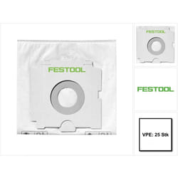 Cleantec fis-ct SYS/25 Sac à poussières - 25 pièces ( 5x 500438 ) pour ctl-sys - Festool