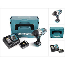 Makita - dtw 1001 RT1J Clé à choc sans fil 18V 3/4' 1050Nm Brushless + 1x batterie 5,0Ah + chargeur + Makpac