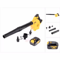 Contenu de la livraison: - 1x DeWalt DCV 100 N 18 V Souffleur / Souffleur de feuilles sans fil - 1x Dewalt DCB 182 18V 4,0 Ah ...