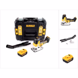 Contenu du paquet: - 1x DeWalt DCS 335 NT Scie sauteuse sans fil 18V - 1x Batterie XR DeWalt DCB 187 3,0 Ah - 1x Coffret de t ...