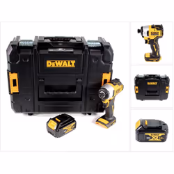 Contenu de la livraison: - 1x DeWalt DCF 809 NT Visseuse à chocs sans fil 18 V Brushless Li-Ion - 1x Attache ceinture - 1x Ma ...