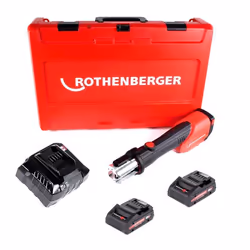 Sertisseuse Électro-Hydraulique Sans Fil - Rothenberger - ROMAX 4000 - 18V - 2 Batteries 40 Ah