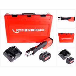 Contenu du paquet: - 1x Rothenberger ROMAX 4000 Sertisseuse électro-hydraulique sans fil Li-Ion 18V - 1x Batterie Metabo LiHD ...
