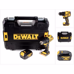 Contenu de la livraison: - 1x DeWalt DCD708 Perceuse-visseuse sans fil - 1x Coffret - 1x Guide d'utilisation - 1x Crochet de  ...