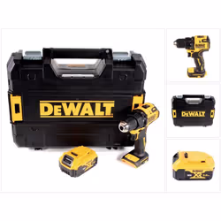 Contenu de la livraison: - 1x DeWalt DCD708 Perceuse-visseuse sans fil - 1x Coffret - 1x Guide d'utilisation - 1x Crochet de  ...