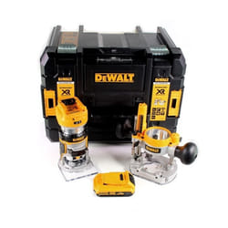Fraiseuse Combinée Sans Fil - DeWalt - DCW 604 NT - 18V - 55mm - Batterie 20 Ah - TSTAK