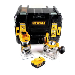 Fraiseuse Combinée Sans Fil - DeWalt - DCW 604 NT - 18V - 55mm - Batterie 40 Ah - TSTAK