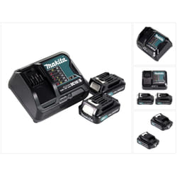 Power Source Kit 12V: 2x BL1021B Batteries 2,0Ah + DC10SB Chargeur - Makita