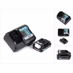 Contenu de la livraison: - 1 batterie Makita BL1021B 2,0 Ah ( 197396-9 ) - 1 chargeur Makita DC10WD ( 197343-0 ) Description  ...