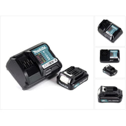 Makita - Kit d'alimentation 12 v avec 1 batterie BL1021B 2,0 Ah + chargeur DC10WD