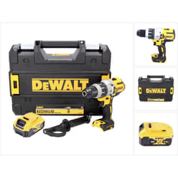 Dcd 996 nt Perceuse-visseuse à percussion sans fil 18V 95Nm Brushless + 1x Batterie 5,0 Ah + Coffret de transport - sans chargeur - Dewalt