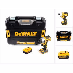 Contenu de la livraison: - 1x DeWalt DCF 887 NT Visseuse à chocs sans fil 18V 205Nm 1/4" Brushless - 1x Mallette à outils DeW ...